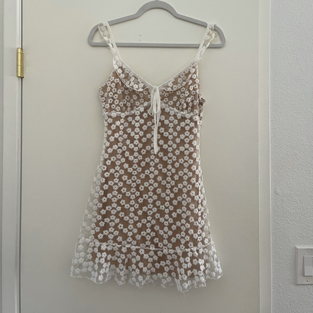 Majorelle Dupe Sunbeams Lace Mini Dress XS